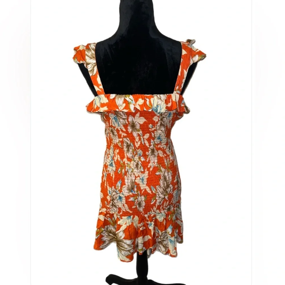 NWOT Band of the Free Smocked Floral Mini Dress- Small - Picture 4 of 7